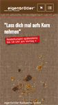 Mobile Screenshot of eigenbroetler.info